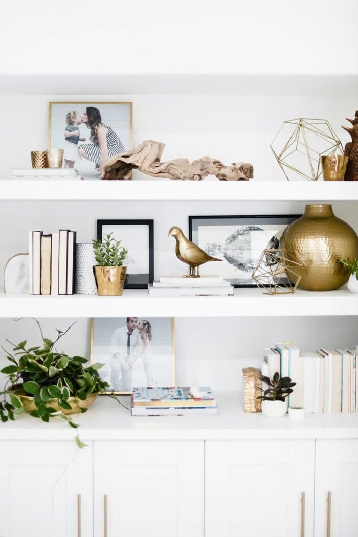 How to Perfectly Style a Shelf - Shelfie worthy! - Dollmestic Goddess