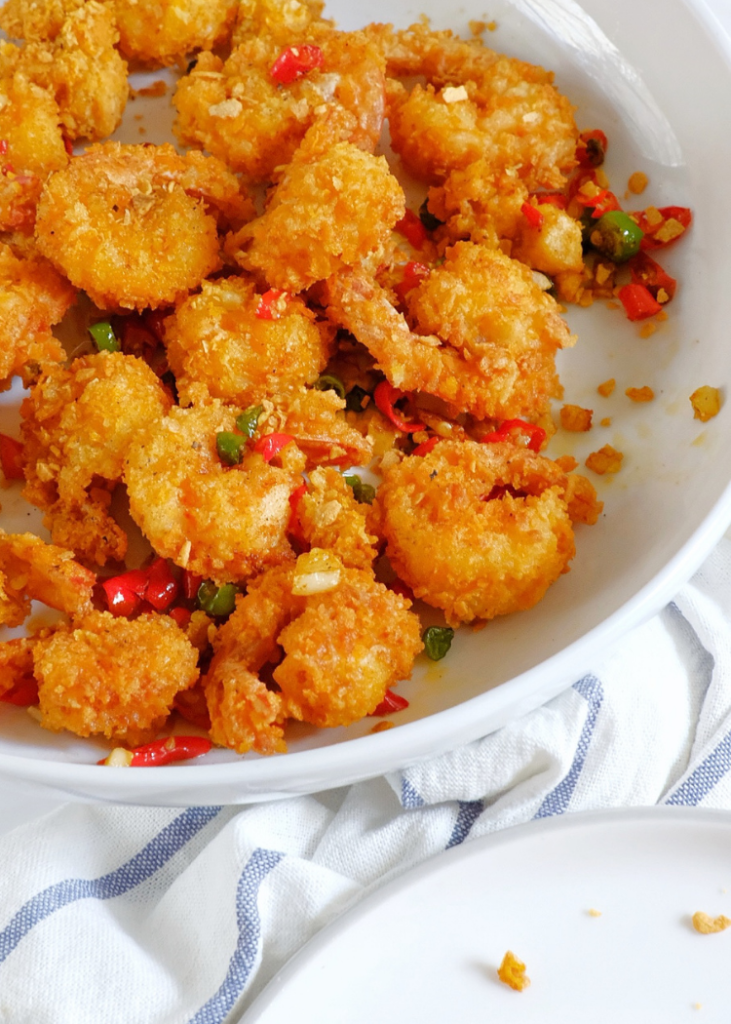 Indonesian style Super Crispy Prawns